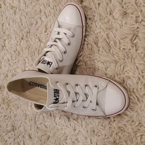 Womens size 7.5 all white converses